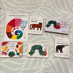 Eric Carle Kids Learning Book Set - Colorful Educational Toys